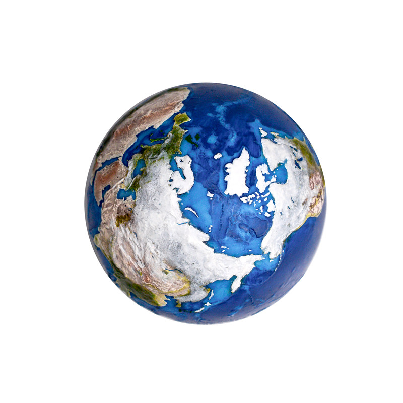 astroreality圣诞地球模型3d打印地球仪ar天文科普摆件