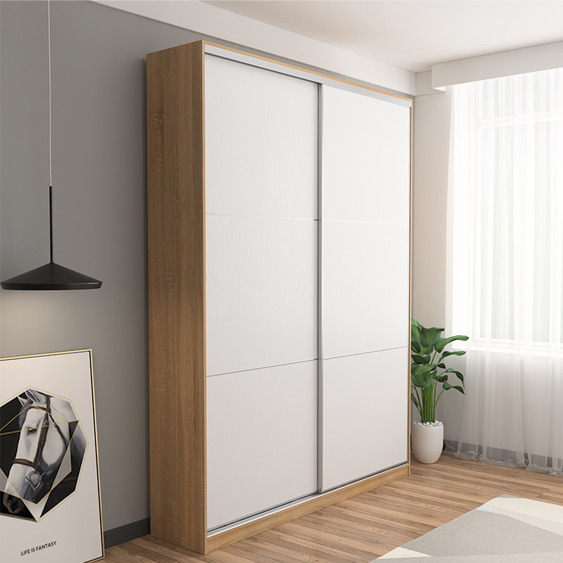 衣柜定制卧室超薄移门推拉门定做简约滑门衣橱衣柜