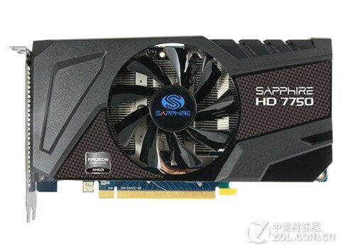 显卡hd7750蓝宝石1g台式机独立游戏包邮显卡