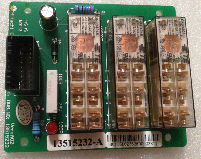 维修销售原装全新日立电梯配件13515232-a继电器mcapcb电路板