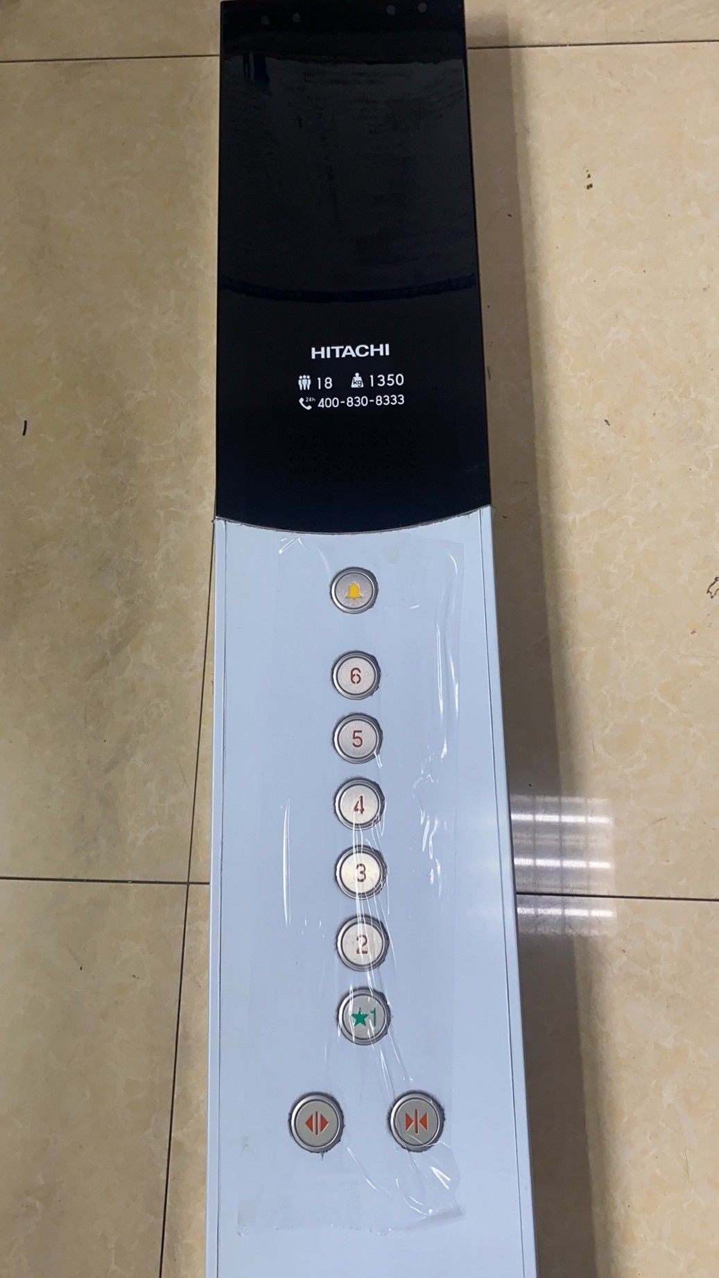 订做全新日立电梯mca独立开门不锈钢操纵箱面板其它
