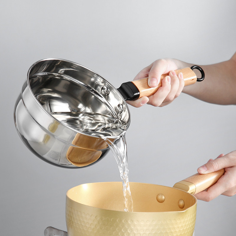 onlycook厨房水瓢舀水长柄水漂加厚不锈钢大号水勺汤勺