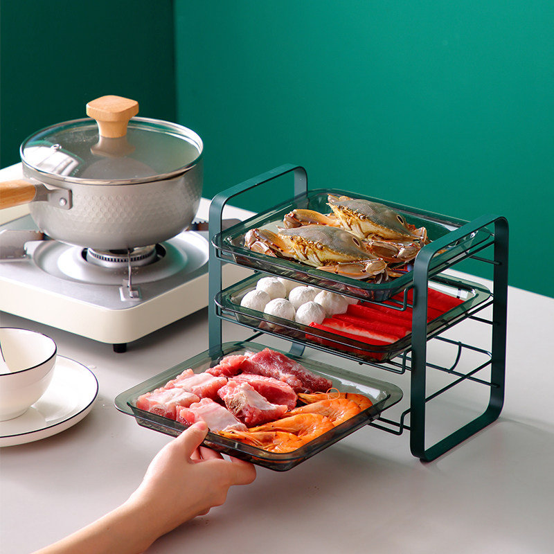 onlycook轻奢多功能配菜厨房备菜盘火锅食材盘子家用配菜