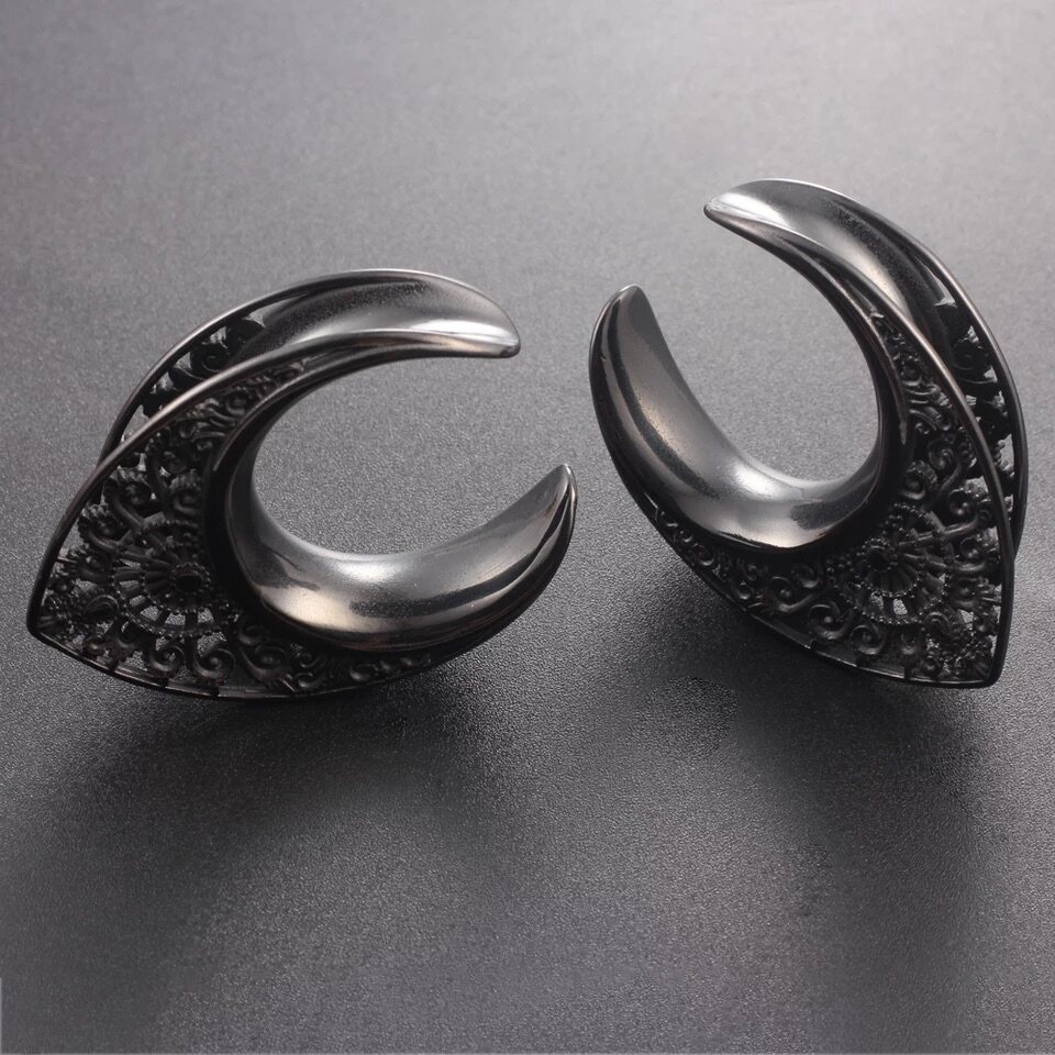 钛钢穿刺饰品欧美扩耳耳垂耳钉男女耳洞扩大器耳环