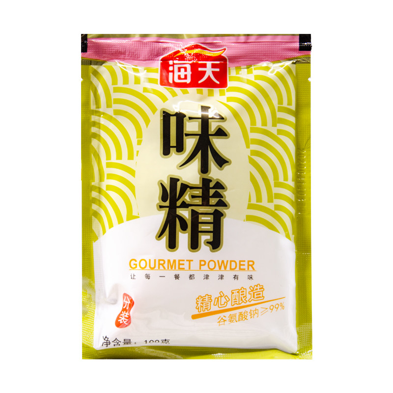 海天晶体味精100g5袋鸡精调料炒菜做汤提鲜鸡精