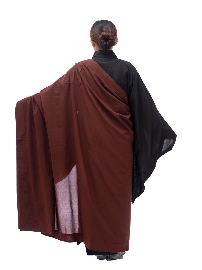 济缘南尘僧服木兰兰色七衣搭衣海袈裟七忏海清民族服装