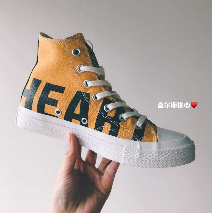 happyheart查尔斯桃心春夏新款休闲帆布布鞋男女帆布鞋