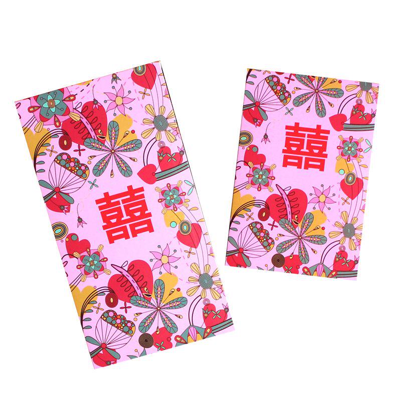 包邮森系粉色tiffany风尚结婚订婚双喜喜字送礼红包