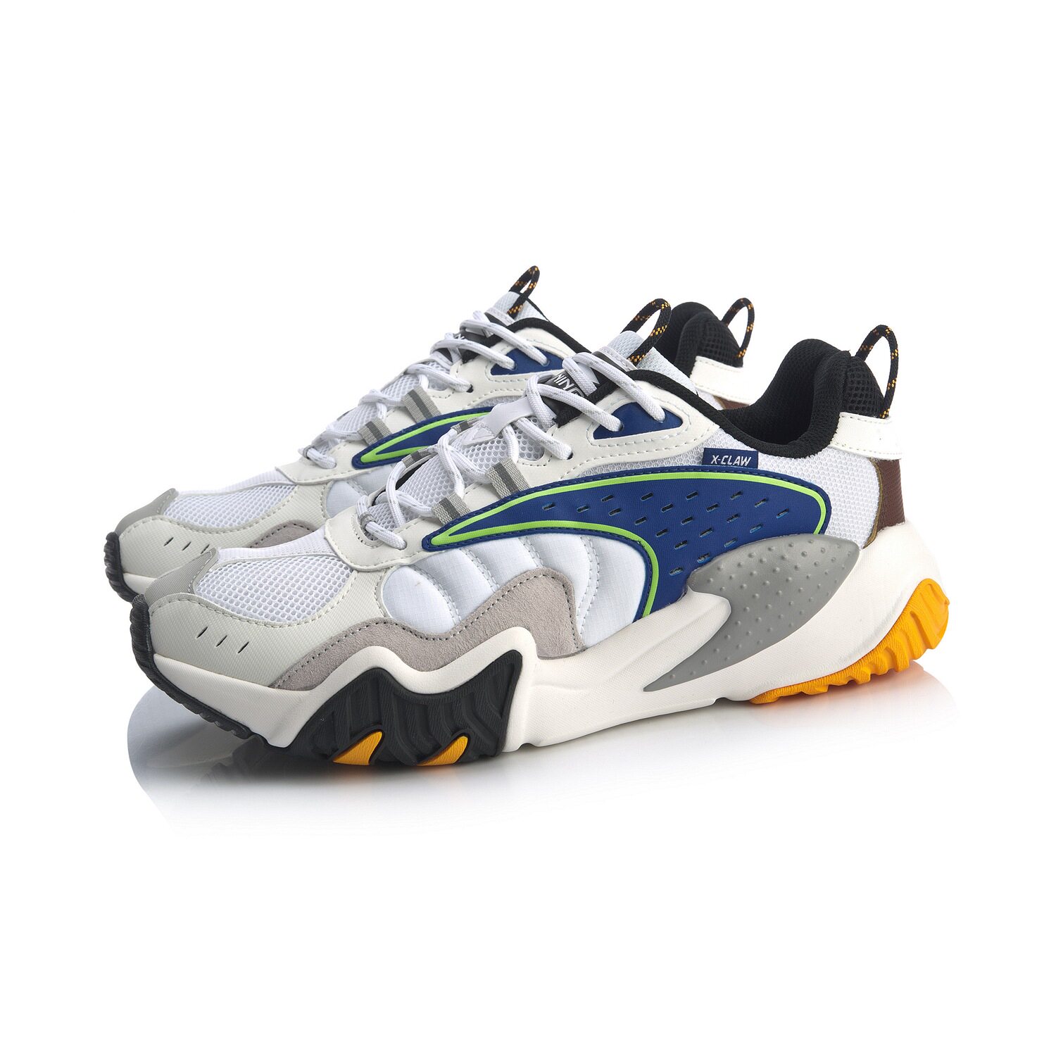 中国李宁猫爪休闲鞋男冬季新款正品x-claw复古潮流运动鞋情侣女鞋