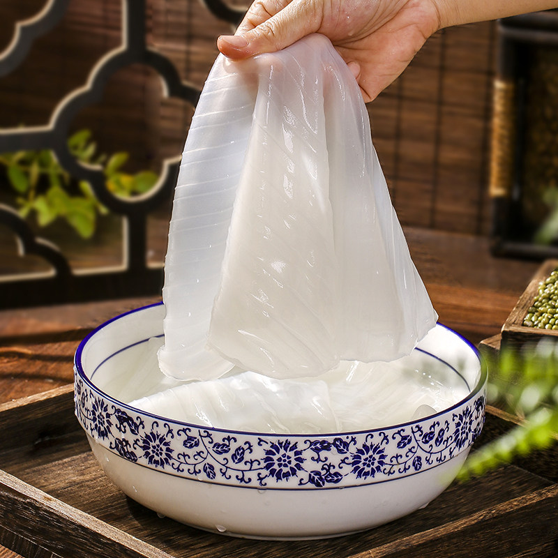 绿豆绿豆粉粉皮山东菏泽土特产手工自制纯正正宗其它干货