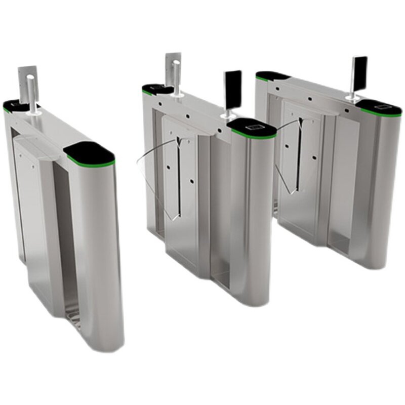 桥式翼闸人脸识别刷卡开关无刷机芯红外防夹停车场控制机