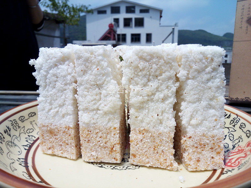 贵州兴义禾生粑粑坊糯手工切米糕芝麻味桂花美食点心绵糕小吃500g