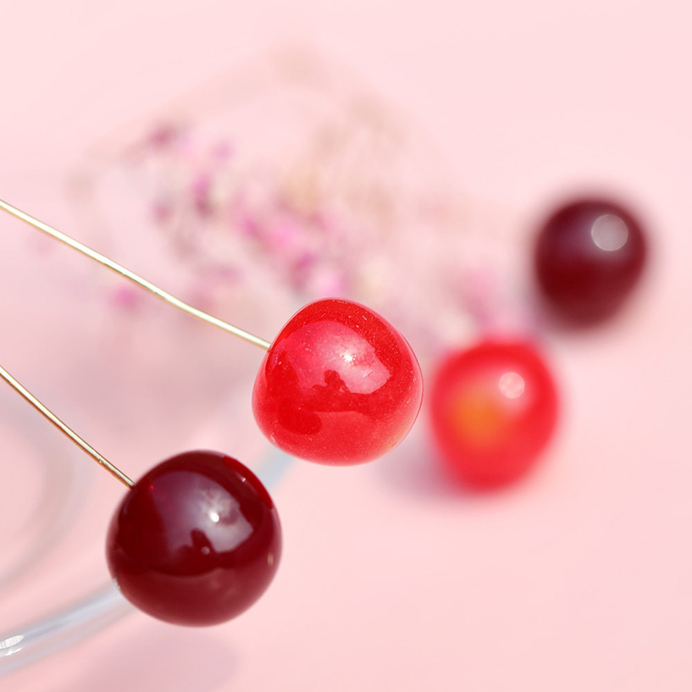 胸针日系可爱樱桃车厘子插针创意水果别针耳饰胸针