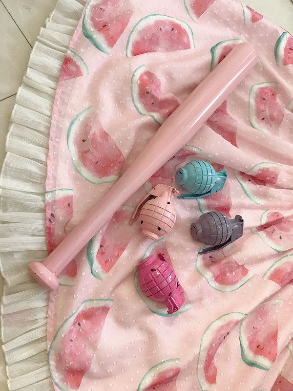 棒球球棒软妹少女cos粉色拍摄道具cosplay女装