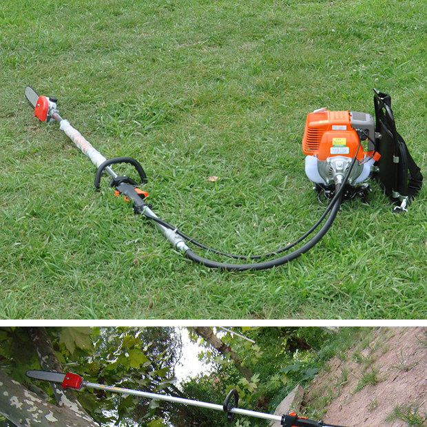 高枝锯总成多功能高油锯油锯高枝链果树修剪工作割草机手工锯