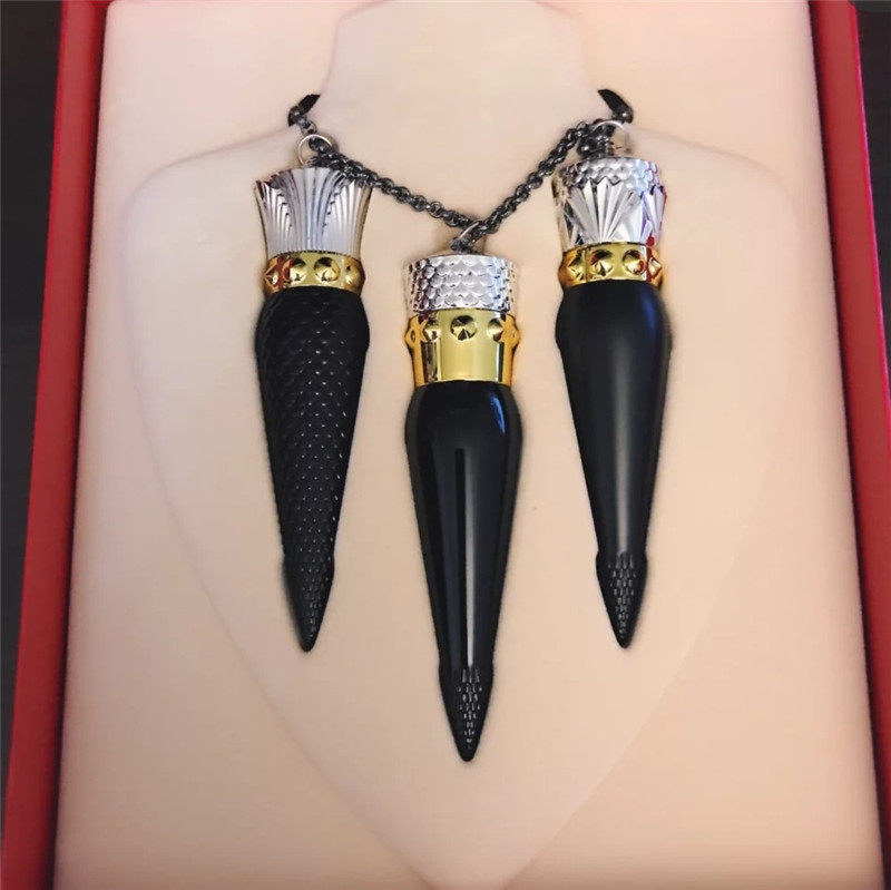 christianlouboutin萝卜丁cl 黑管三支口红限量套装001m/001/001s