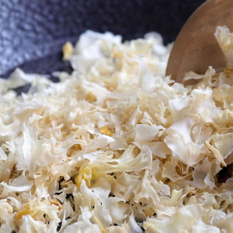 特级野生通江银耳碎片 碎银耳干货300g 无根免撕自己吃超划算