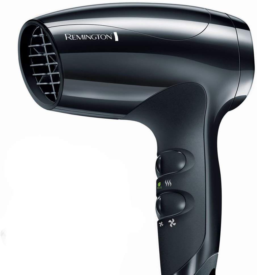 紧凑海外代购remington雷明顿吹风机1800w设计黑色强风电吹风