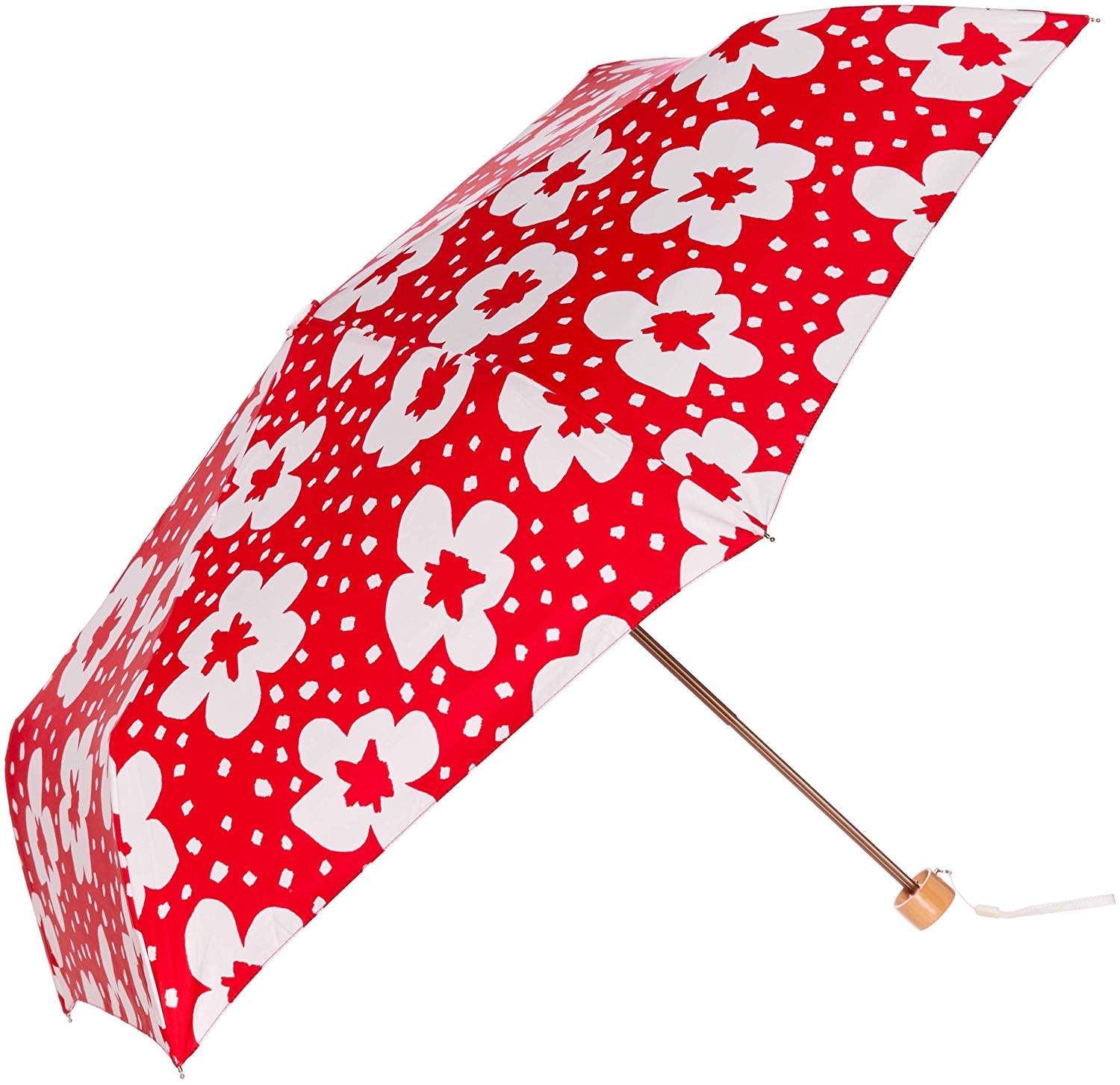 海外代购moonbutesther折叠伞手动打开uv花纹印章伞