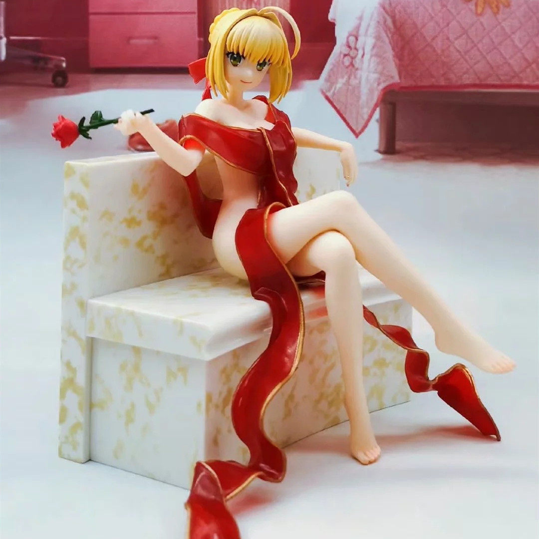 fateextrasaber尼禄浴袍手办二次元动漫周边美女浴衣盒蛋