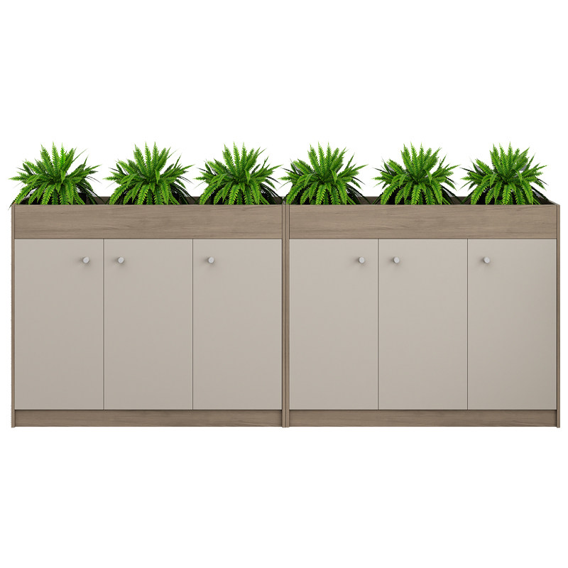 办公室花槽柜隔断矮柜办公柜子储物柜落地文件柜收纳矮柜