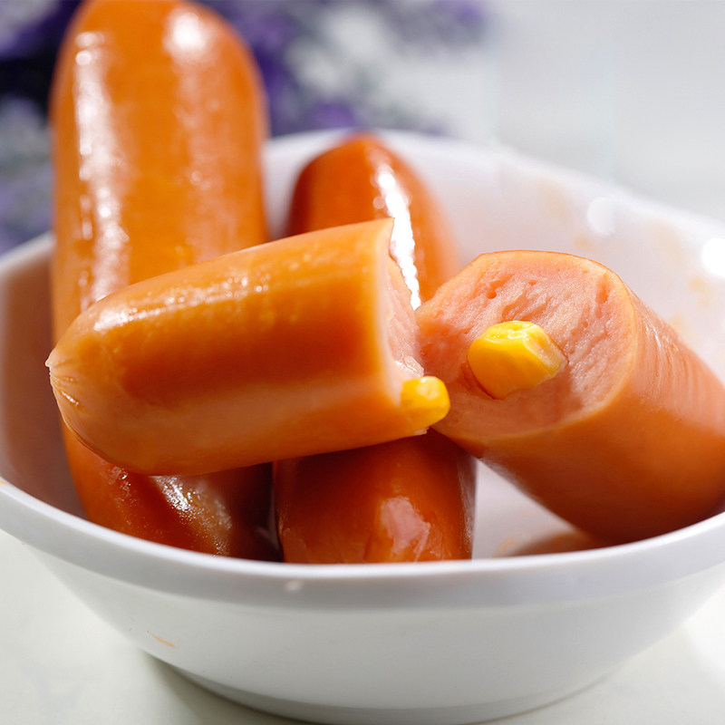 海欣脆皮玉米香肠1.5kg烤肠火锅丸子麻辣烫食材香肠