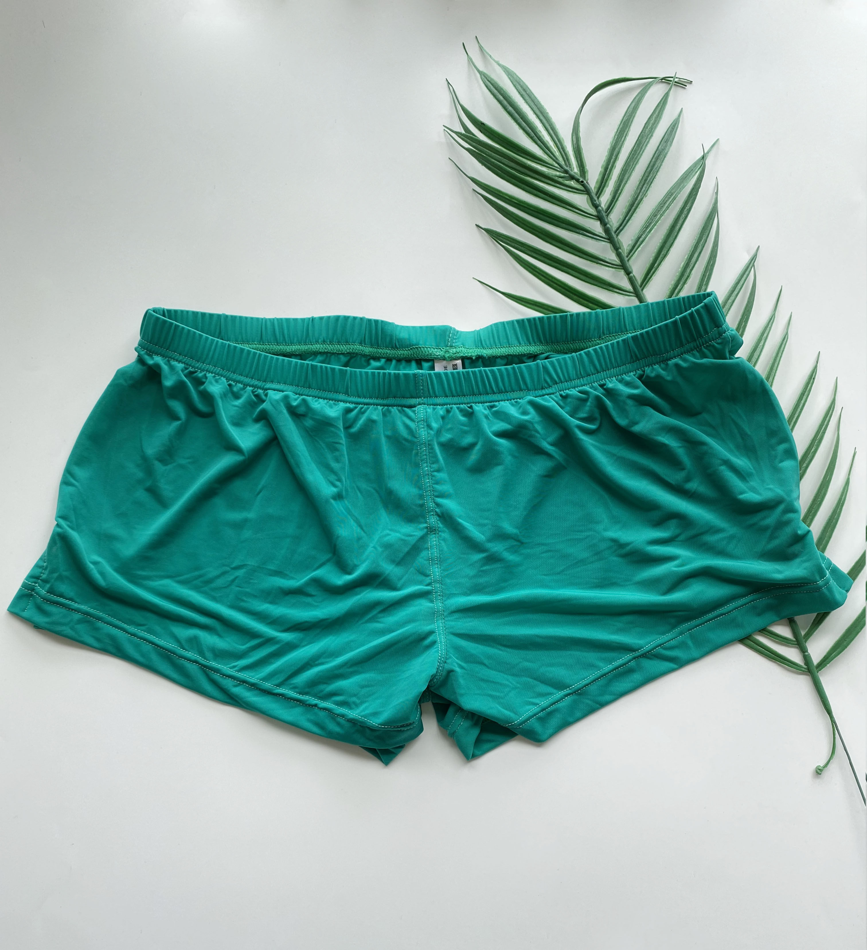 男士短裤内衬弹力高弹力夏季冰丝中低半透明阿罗男平角内裤