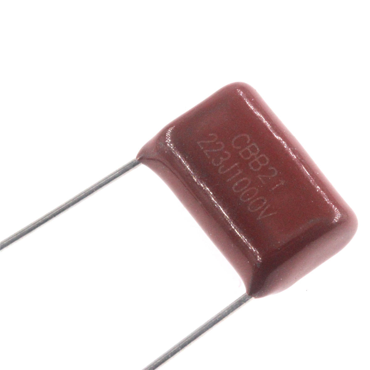 5只薄膜电容器cbb211000v223j22nf0022uf脚距p15电容器