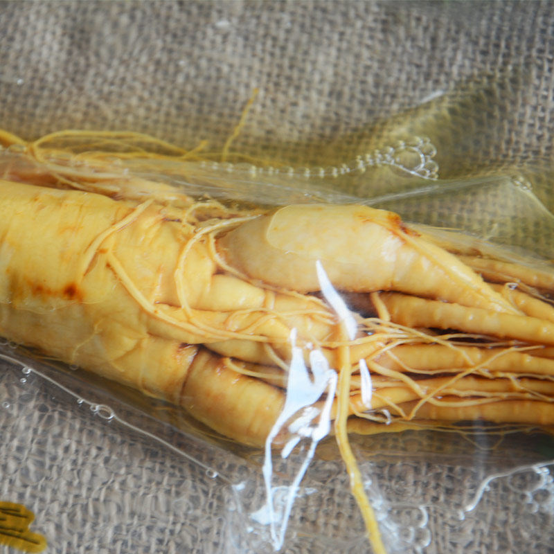 人参保鲜300克花大长白山非野粉山参片西洋参泡酒人参