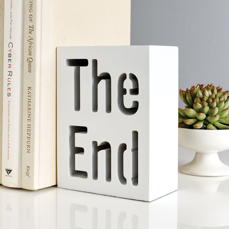 loft49shop品库 theend书立书档办公用品装饰书立桌面摆件