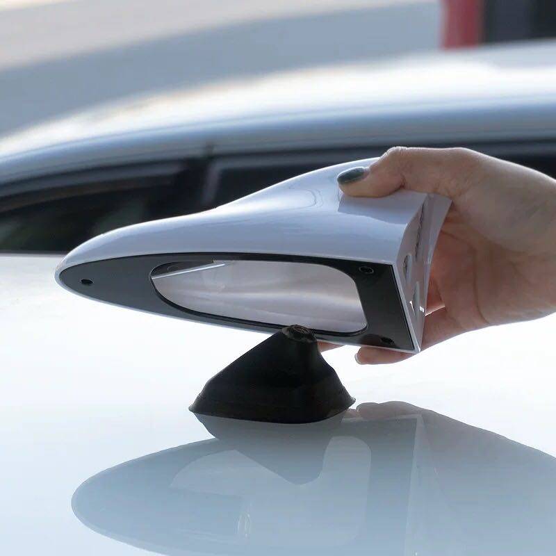 鲨鱼天线太阳能闪灯汽车收音改装改装车车顶鱼鳍车用天线