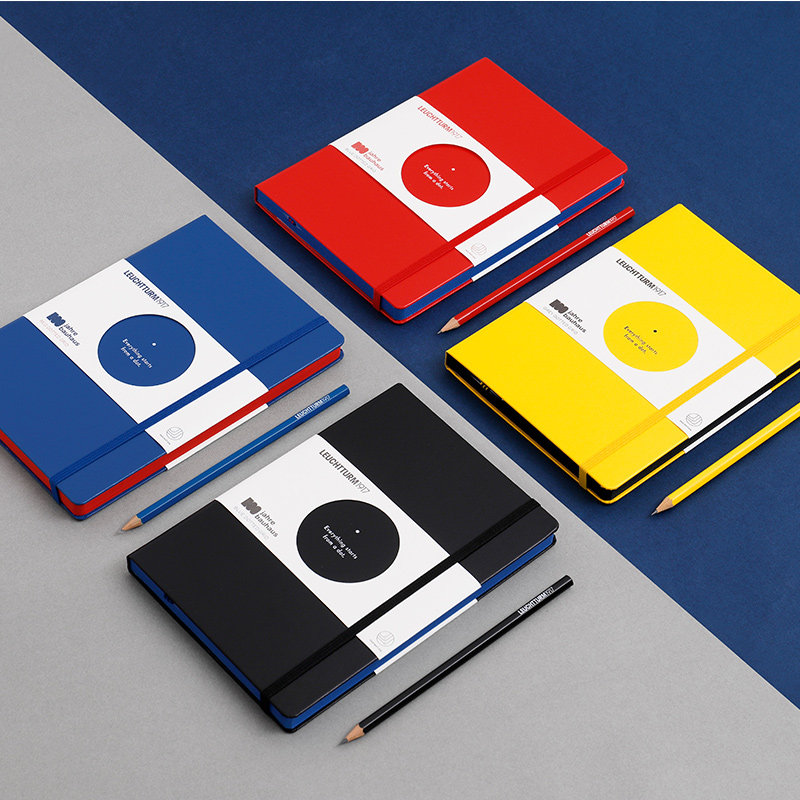 德国灯塔leuchtturm1917笔记本包豪斯一百周年a5绑带记事本笔记本