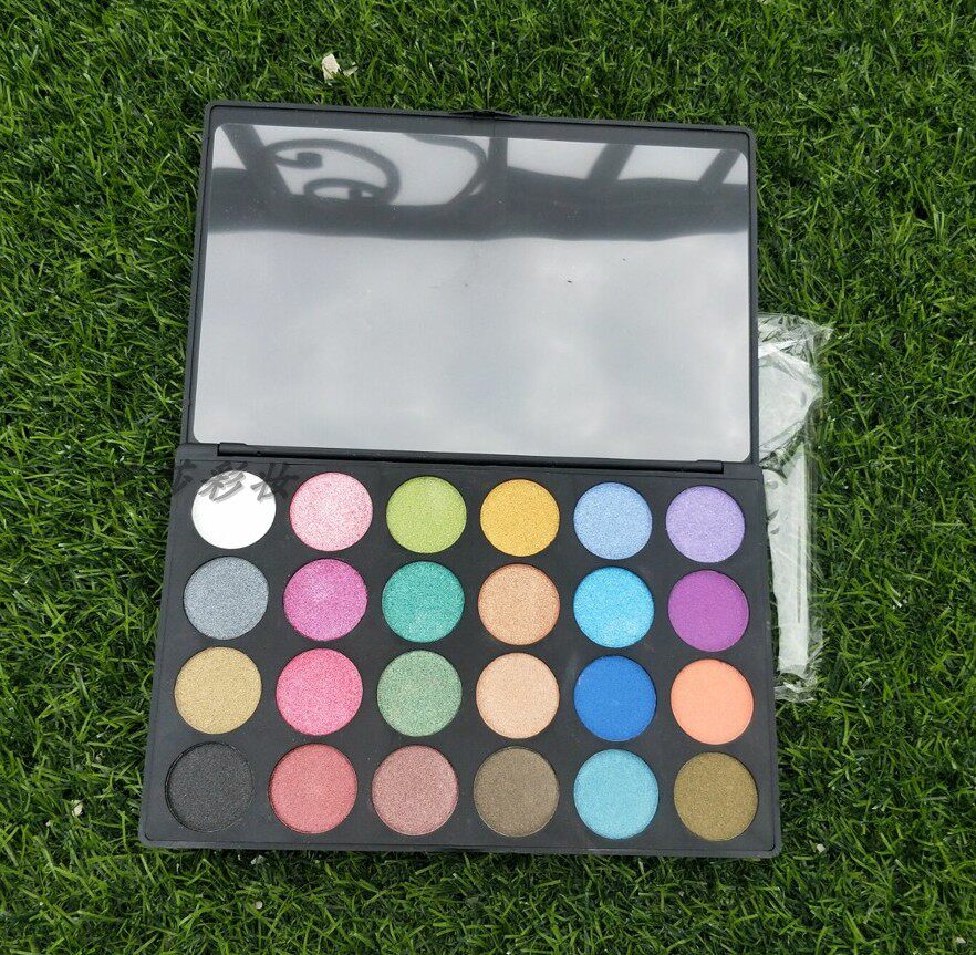 24色珠光眼影板盘彩妆影楼化妆品初学者化妆学校眼影