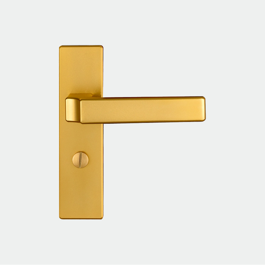 室内卧室把手卫生间门锁钥匙110孔洗手间铝合金单房机械门锁