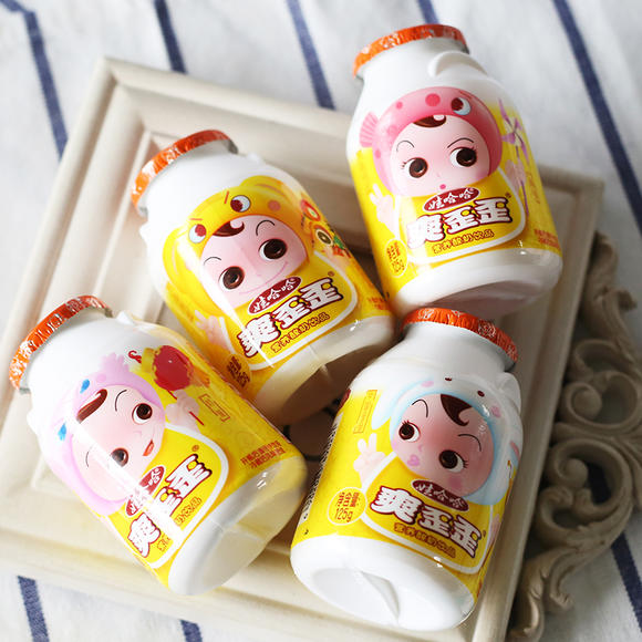 24瓶娃哈哈歪歪125ml儿童酸奶乳酸菌ad牛奶200ml酸奶
