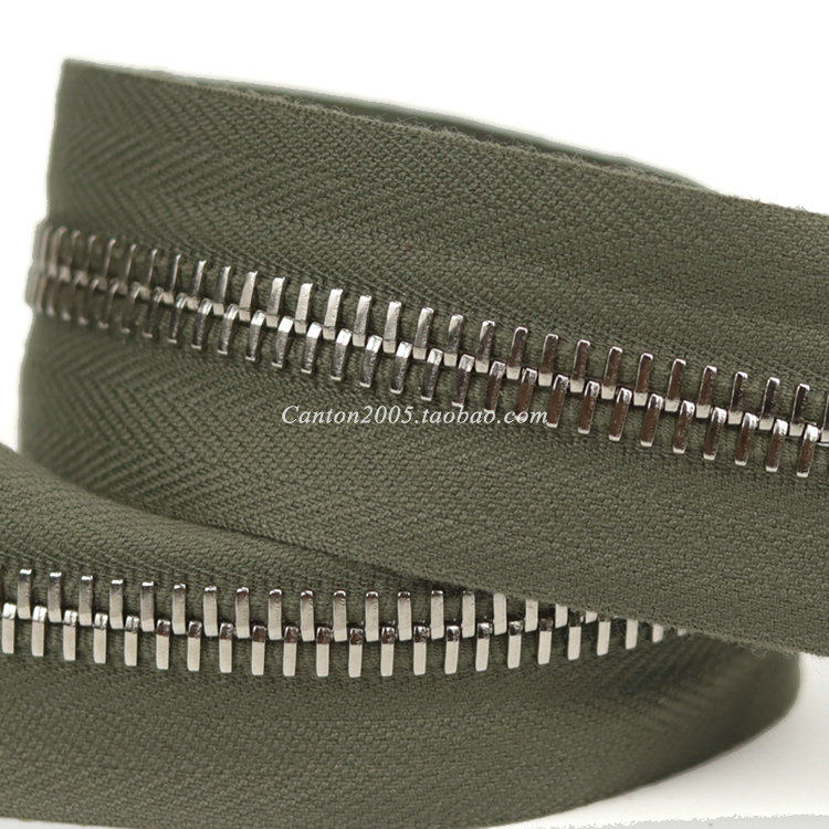 拉链瑞士ririm8金属combi2111绿色软布45厘米拉链