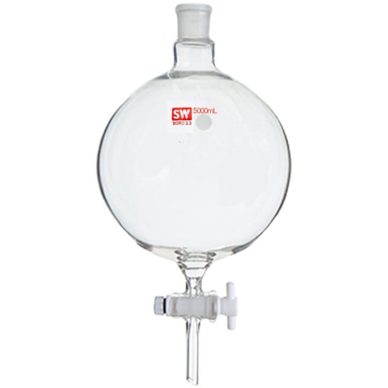 漏斗球形20003000500010000ml球型烧瓶玻璃四氟实验室漏斗