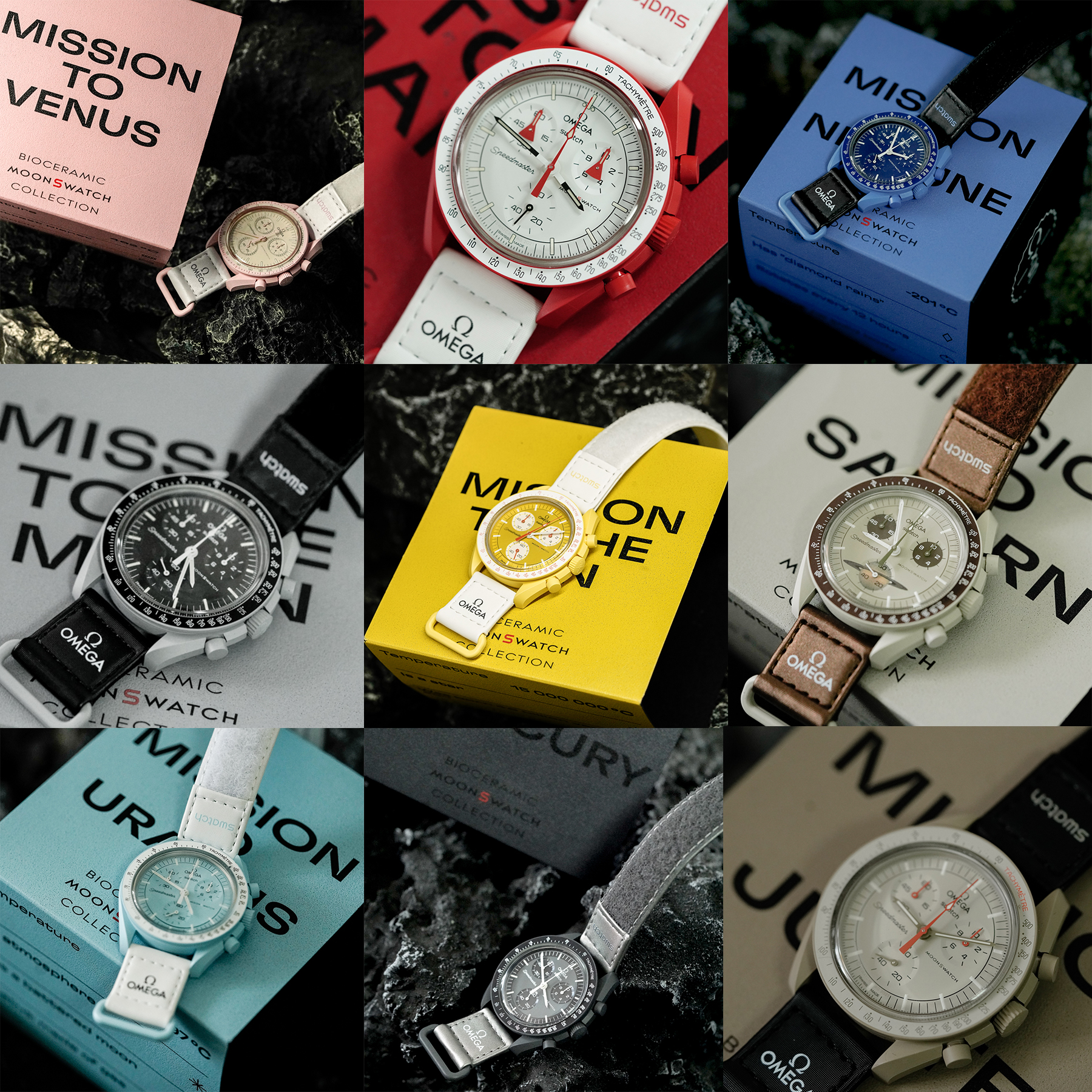 正品燎原OMEGA×SWATCH 欧米茄斯沃琪月球行星联名Moonswatch手表