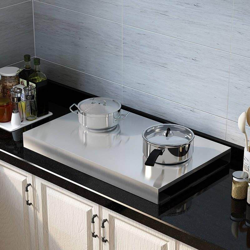 煤气灶家用加宽防尘罩面面板盖板燃气燃气灶灶台厨房置物架