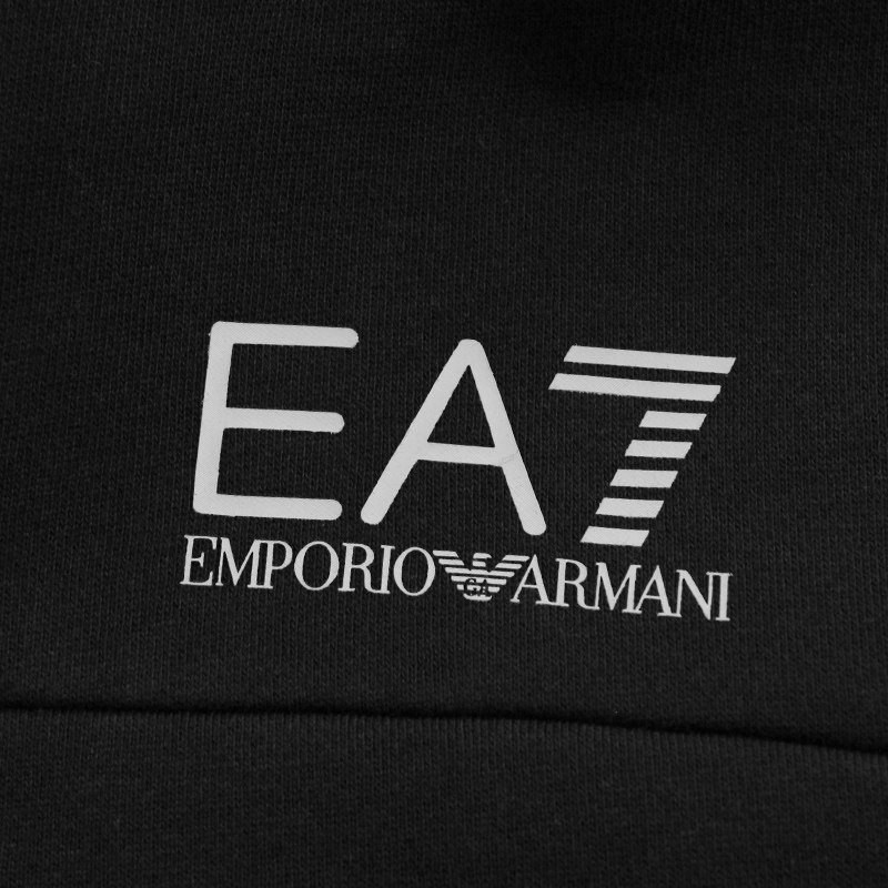 armani阿玛尼ea7新款字母logo印花加绒连帽卫外套卫衣