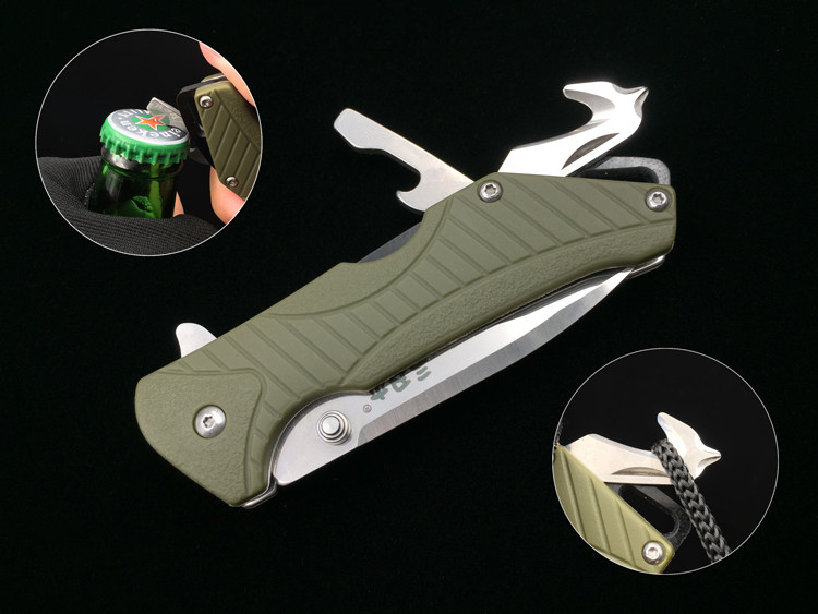 三刃木7089户外随身便携多功能折叠刀高硬度防身其他户外刀具