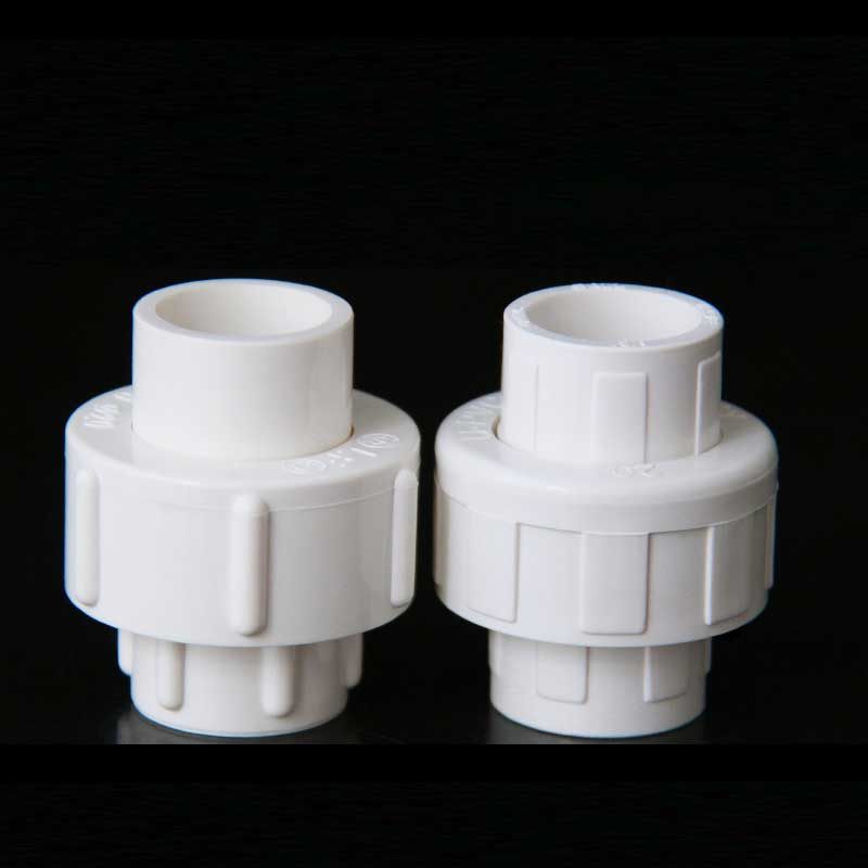 pvc活接给水管上由令双头胶粘pvc管20 25 32 40 50 63 75 90 110