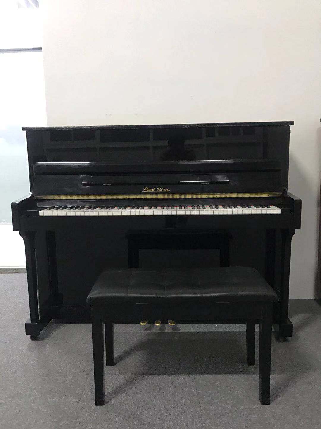 二手国产珠江钢琴118m立式儿童初学考级成人钢琴