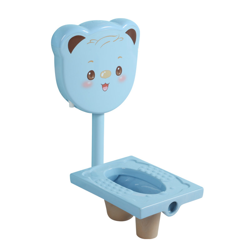 便器厂家直销幼儿园儿童彩色陶瓷卡通便池蹲坑蹲便器