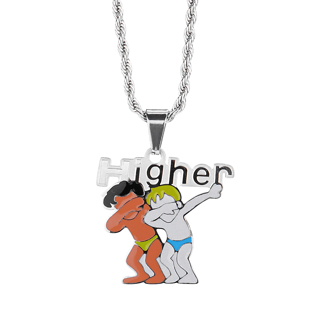 higherbrother头像,higherbrothers头像 higherbrother海尔兄弟潮牌个性中国国新说唱男女项链