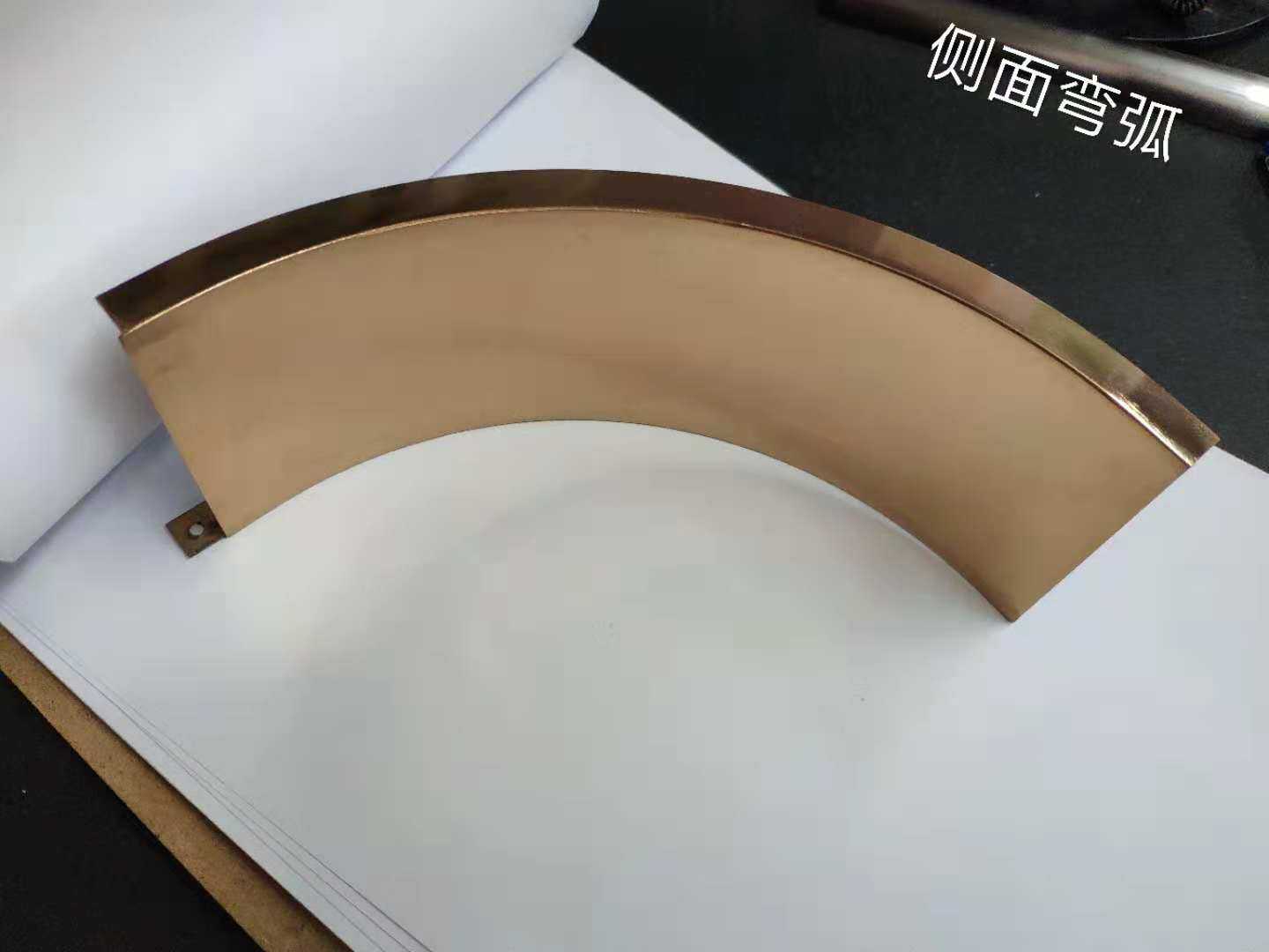 不锈钢圆弧收边条客厅吊顶金属圆形装饰条包弧形收边条