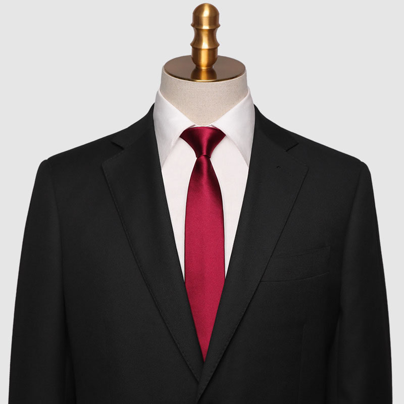 红色领带男士结婚婚礼正装衬衫高档商务职业领带