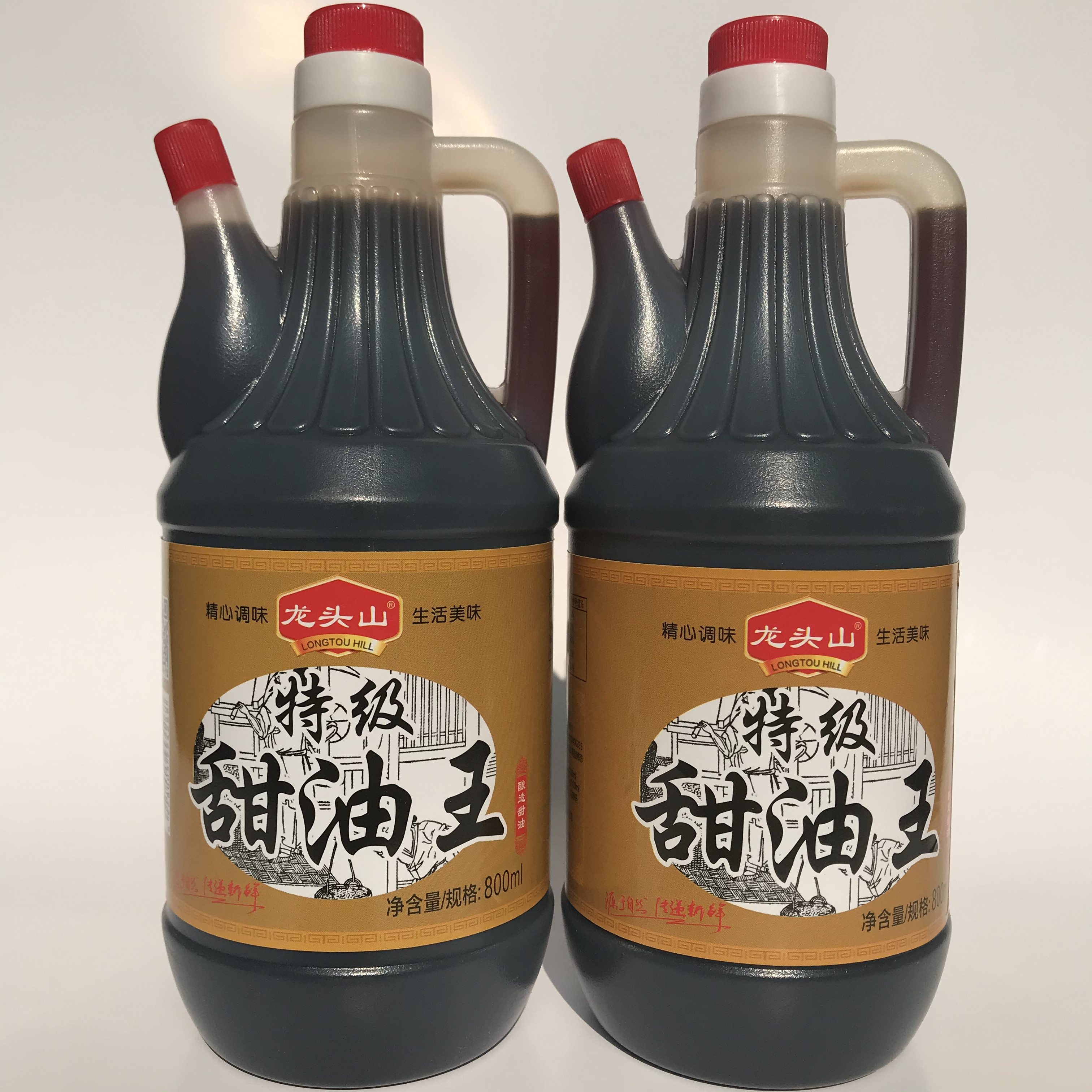甜油徐州睢宁特产龙头山特级王凉菜凉菜调味800ml酱油