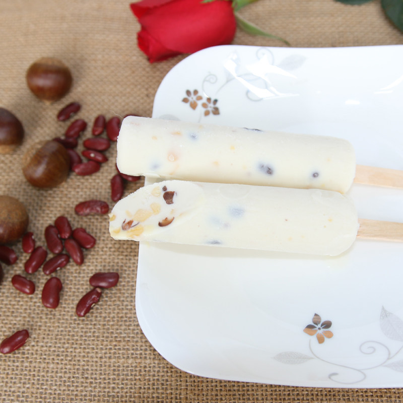 明治meiji栗子红豆雪糕盒装460g6支冰淇淋冰激凌冰淇淋