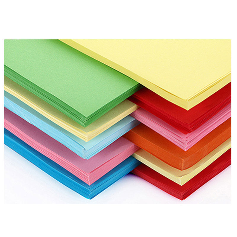 a4广告彩色80g打印复印纸学生办公大红红色复印纸